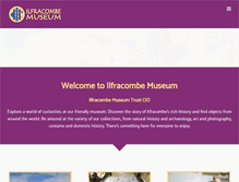 Tablet Screenshot of ilfracombemuseum.co.uk